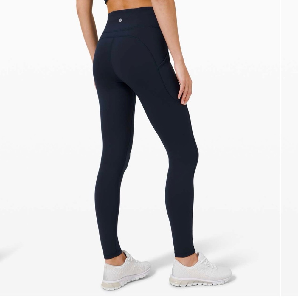 Lululemon Invigorate High Rise Tights in True Navy